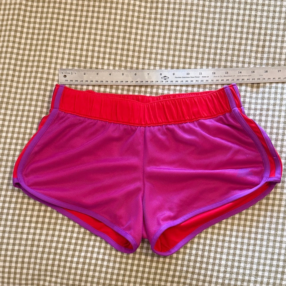 adidas Women's Athletic Shorts - Pink and Red